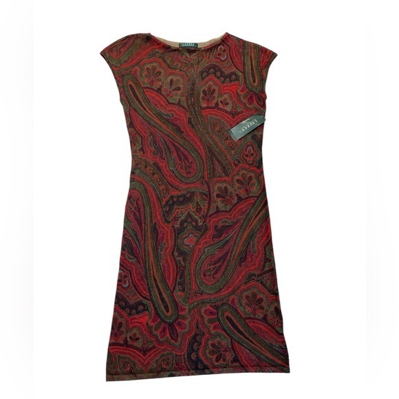 Lauren Ralph Lauren Dresses & Skirts - Lauren Ralph Lauren NWT Cashmere and Silk Short Sleeve Sweater Dress